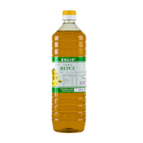 Solio Hidegen Sajtolt Repce Olaj 1000ml