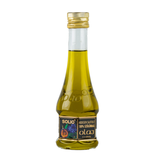 Solio Hidegen Sajtolt 100% Szőlőmagolaj Olaj 100ml