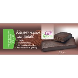 Szafi Reform Kakaós-Rumos Ízű Szelet 25g
