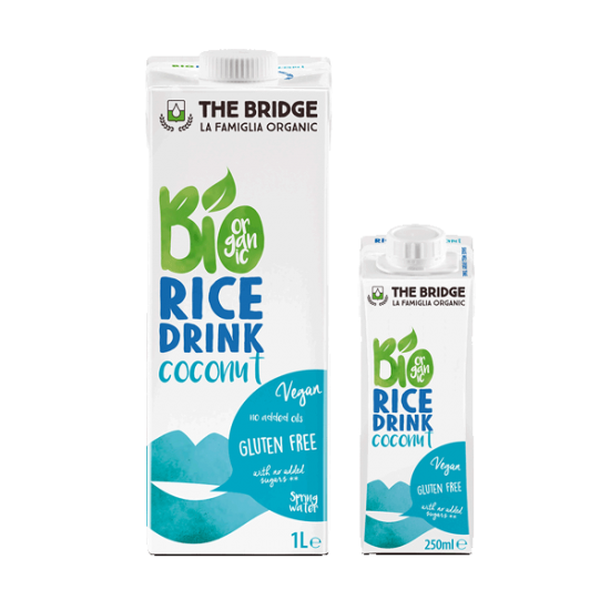 The Bridge Bio Glutén- és Cukormentes Rizsital Kókusszal 250ml