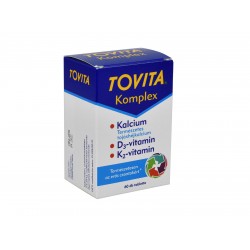 Tovita Tojáshéj Természetes Kálcium ( Ca ) + K2 + D3 Csonterősítő Tabletta 60db