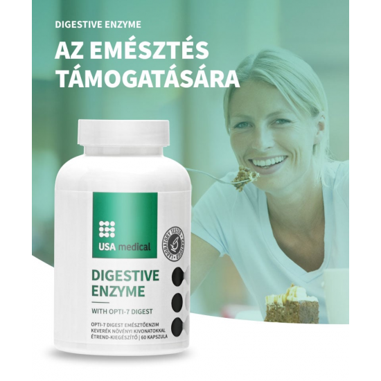 Usa Medical Digestive Enzyme Enzim Keverék 60db