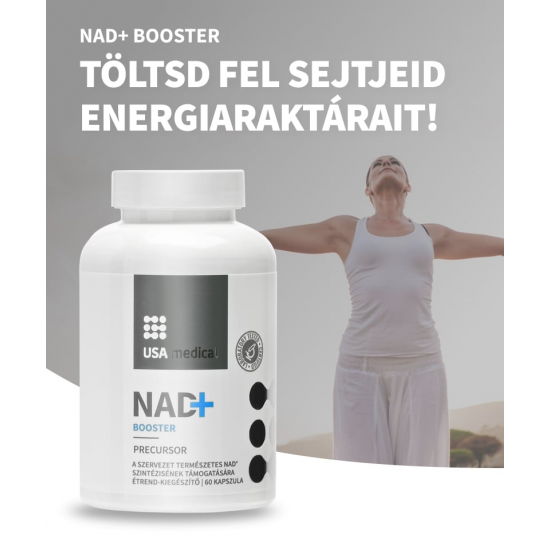 Usa Medical Nad+ Booster Apigeninnel És Rezveratrollal Kapszula 60db