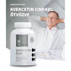 Usa Medical Quercetin Plus Cinkkel És Bromelainnal Kapszula 60db
