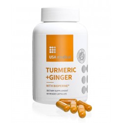 Usa Medical Turmenic + Ginger Kurkuma És Gyömbér Tartalmú Kapszula 60db Usa Medical Turmenic + Ginger Kurkuma És Gyömbér Tartalmú Kapszula 60db