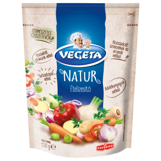 Vegeta Gluténmentes Natur Ízfokozó és Tartósítószer mentes Ételízesítő 150g