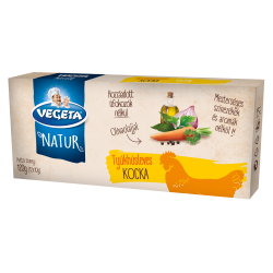 Vegeta Natur Tyúkhúsleves Kocka Ízfokozó -Mesterséges aroma-színezék mentes (12x10g) 120g