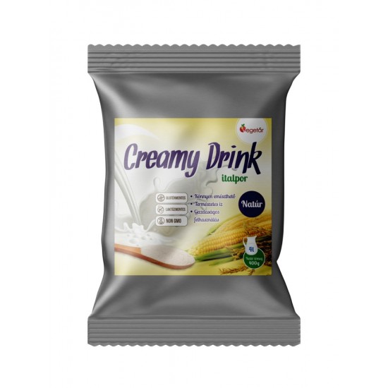 Vegetár Creamy Drink Tejjellegű Tejpótló Italpor 400g