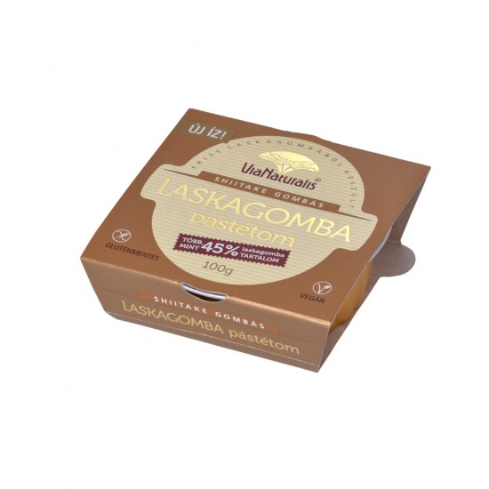 ViaNaturalis Gluténmentes Shiitake Gombás Laskagomba Pástétom 100g