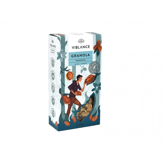 Viblance Vegan Gluténmentes Müzli (Granola) Pekándiós 275g