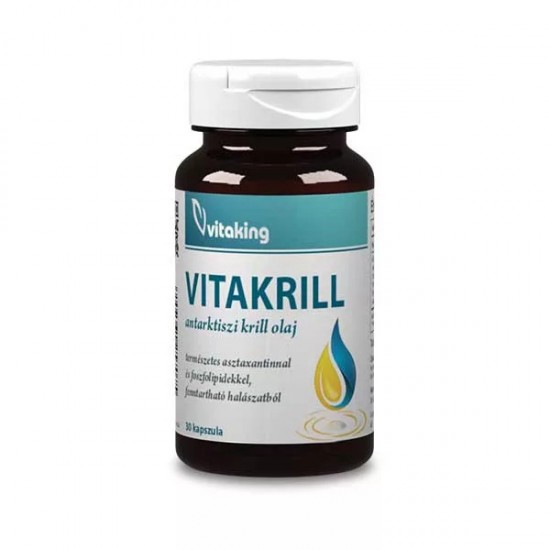 Vitaking Vitakrill Antarktiszi Krill Olaj Kapszula 30db