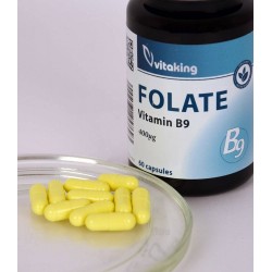 Vitaking Szerves Folát B9 Vitamin 60db