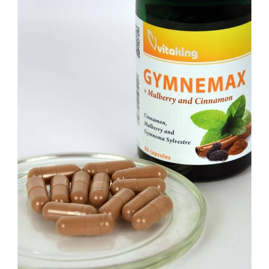 Vitaking Gymnemax Eperfalevéllel és Fahéjjal Étrendkiegészítő Kapszula 60db