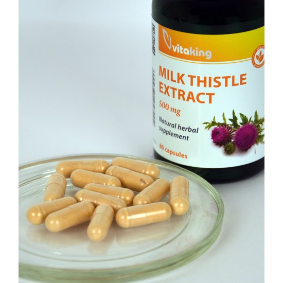 Vitaking Máriatövis Mag 500mg Kapszula 80 Db