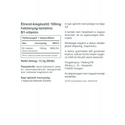 Vitaking B1-Vitamin Kapszula 100mg 60db