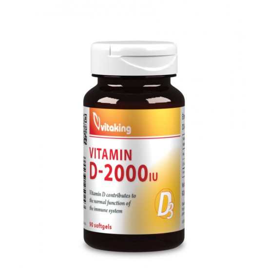 Vitaking D3 2000 IU Vitamin Kapszula 90 db