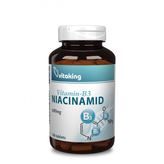 Vitaking B3-Vitamin Niacinamid 500mg 100db
