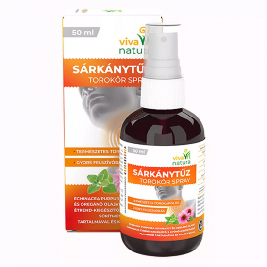 Viva Natura Sárkánytűz Torokőr Spray 50ml