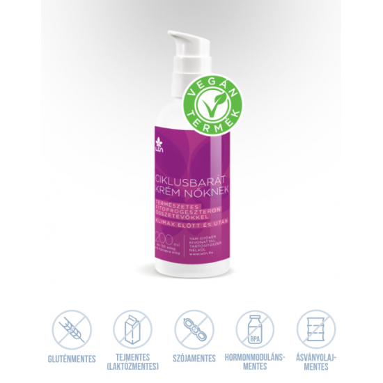 WTN Ciklusbarát Krém Nőknek Fitoprogeszteron Összetevőkkel 100ml