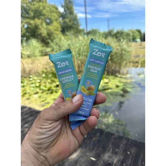 Zoi Önuralom Gluténmentes, Vegán Energia Szelet Mogyoróvajas, Matcha Teával 40g