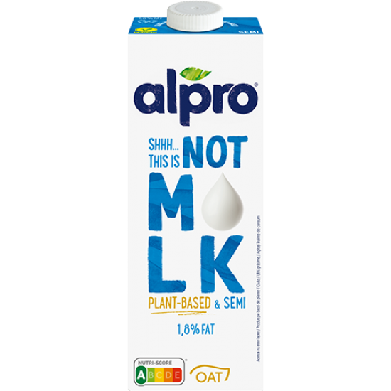 Alpro Cukormentes Not Milk Tejhelyettesítő Ital 1,8% zsírtartalmú 1000ml