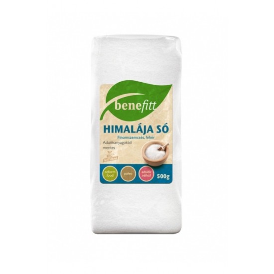 Benefitt Himalája Só Fehér Finomszemcsés 500g Benefitt Himalája Só Fehér Finomszemcsés 500g