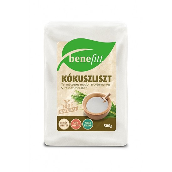 Benefitt Gluténmentes Kókuszliszt 500g Benefitt Gluténmentes Kókuszliszt 500g