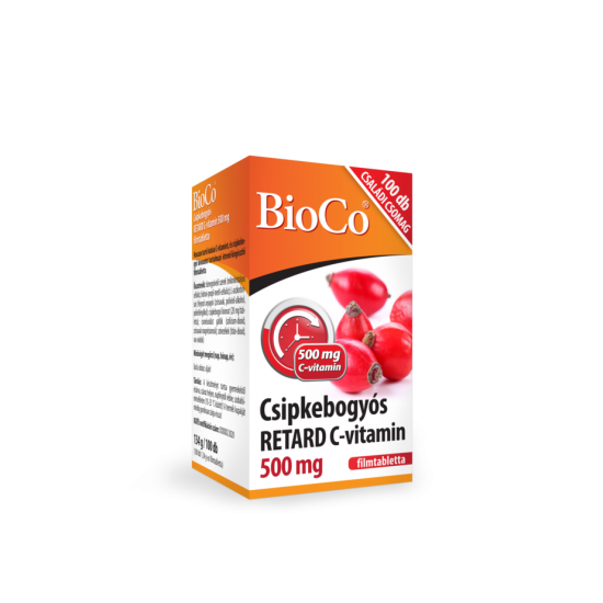 Bioco Retard C-Vitamin 500mg Filmtabletta 100db
