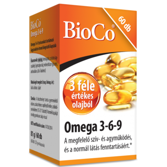 Bioco Omega 3-6-9 Kapszula 60db
