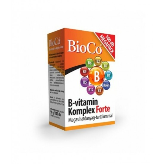 Bioco B-Vitamin Komplex Forte Tabletta 100db