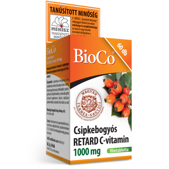 Bioco Csipkebogyós Retard C-Vitamin 1000mg 60 Db