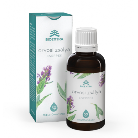 Bioextra Orvosi Zsálya Étrend - Kiegészítő Cseppek 50ml