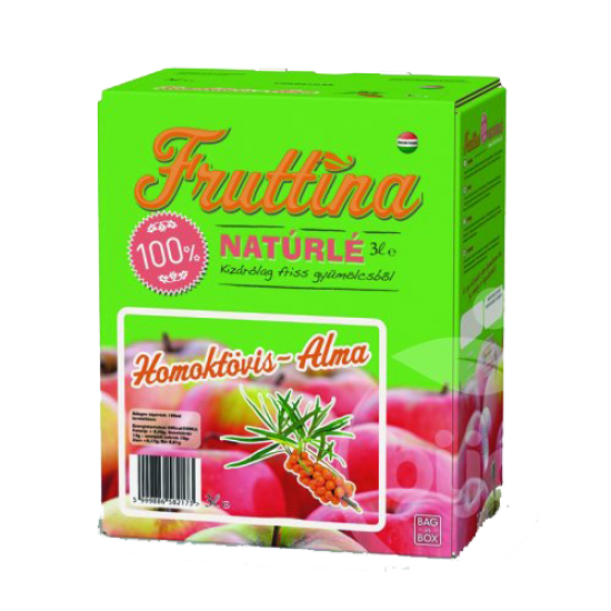 Fruttina 100% Gyümölcslé Homoktövis - Alma 3l
