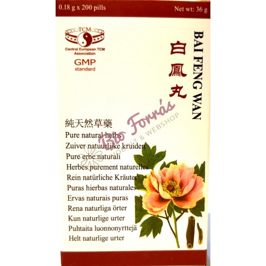 Green Care Bai Feng Wan Pirula (nők kincse, vér és máj tonizáló) 200db