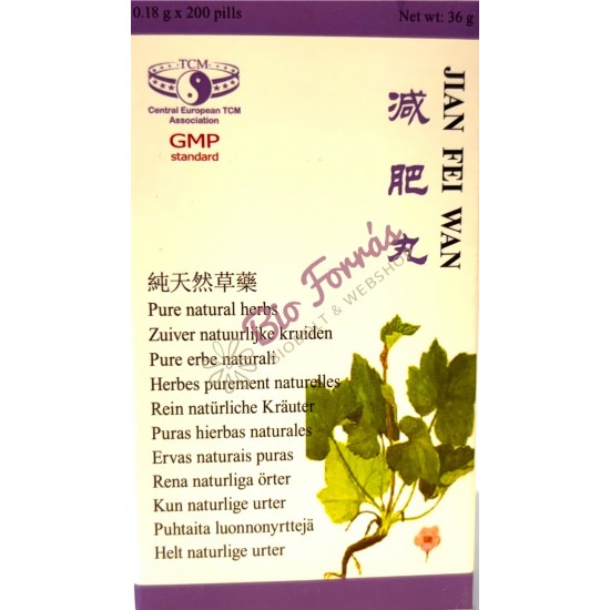 Green Care Jian Fei Wan Pirula (emésztés-erősítő testtömeg csökkentő) 200db