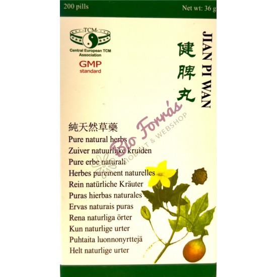 Green Care Jian Pi Wan Pirula (emésztés-erősítő) 200db