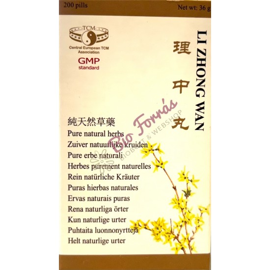 Green Care Li Zhong Wan Pirula (lép -és gyomortápláló) 200db