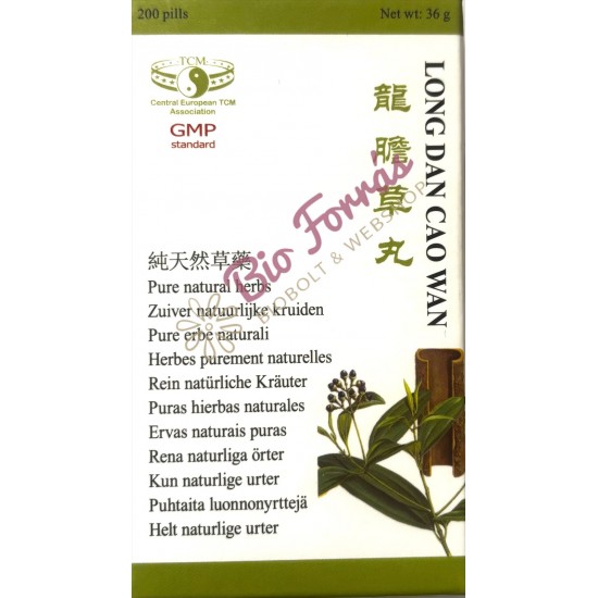 Green Care Long Dan Cao Wan Pirula (Máj-tűz Csillapító, tisztító) 200db