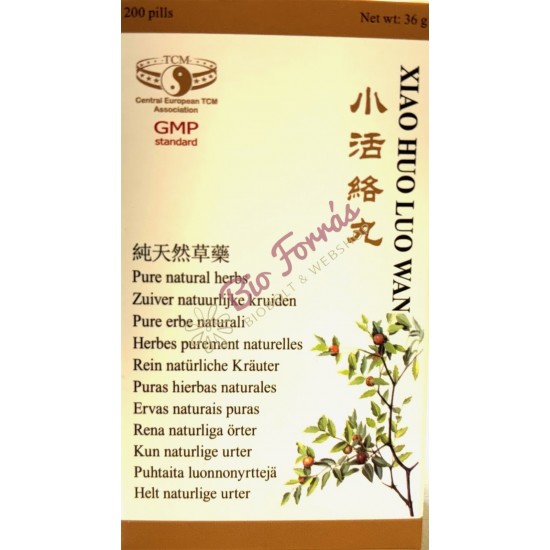 Green Care Xiao Huo Luo Wan Pirula (keringést serkentő és izületre ható) 200db