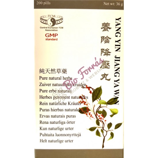 Green Care Yang Yin Jiang Ya Wan Pirula (Vérkeringést elősegítő,normalizáló) 200db