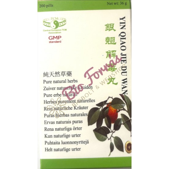 Green Care Yin Qiao Jie Du Wan Pirula (Méregtelenítő, Melegcsökkentő) 200db