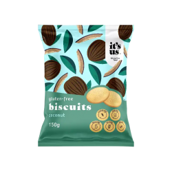 It's Us Gluténmentes Omlós Keksz Kókuszos 150g