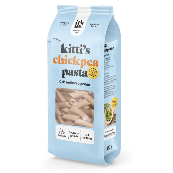 It's Us Kitti's Gluténmentes Csicseriborsó Száraztészta Penne 250g