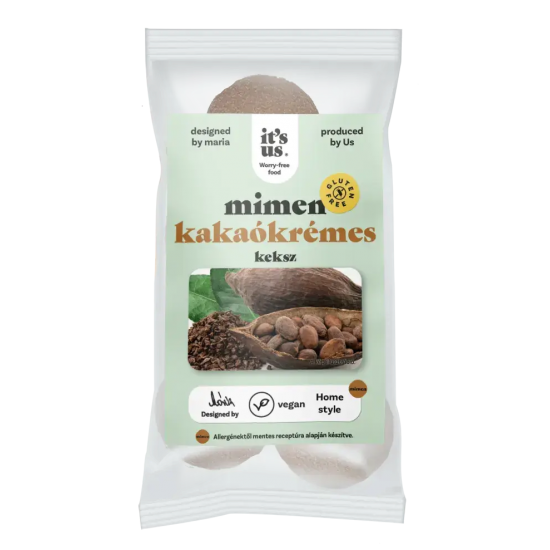 It's Us Gluténmentes Mimen Keksz Kakaókrémes 150g
