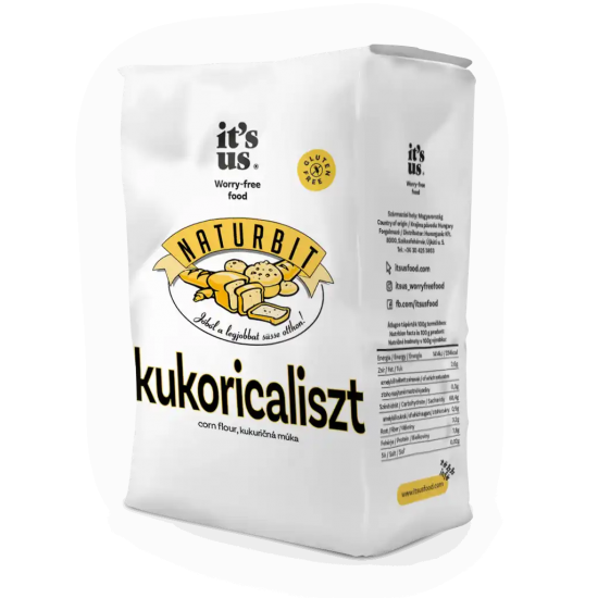 It's Us Kenyérvarázs Gluténmentes Kukoricaliszt 1000g