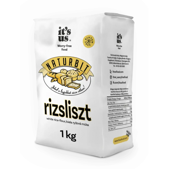 It's Us Kenyérvarázs Gluténmentes Rizsliszt 1kg