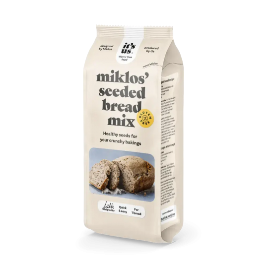 It's Us Gluténmentes Miklós Sokmagvas Kenyér Lisztkeverék 500g