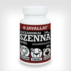 +Javallat Alexandriai Szenna Levél Kapszula 60db +Javallat Alexandriai Szenna Levél Kapszula 60db