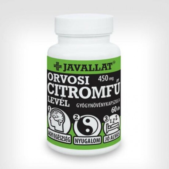 +Javallat Orvosi Citromfű Levél Kapszula 60db