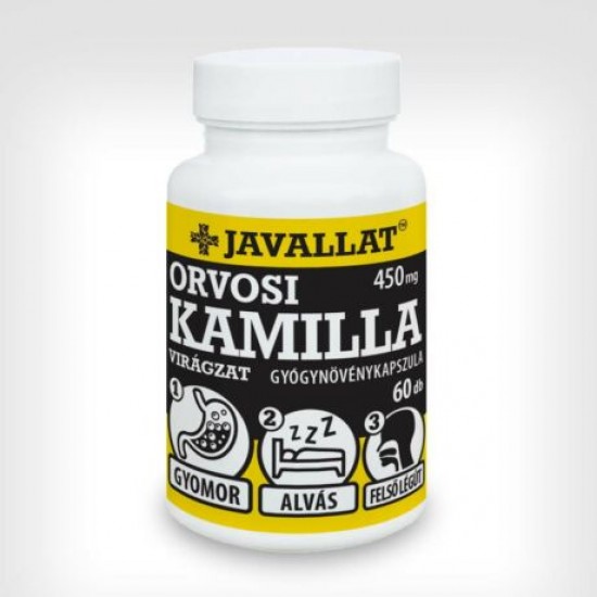 +Javallat  Orvosi Kamilla Virágzat Kapszula 60db